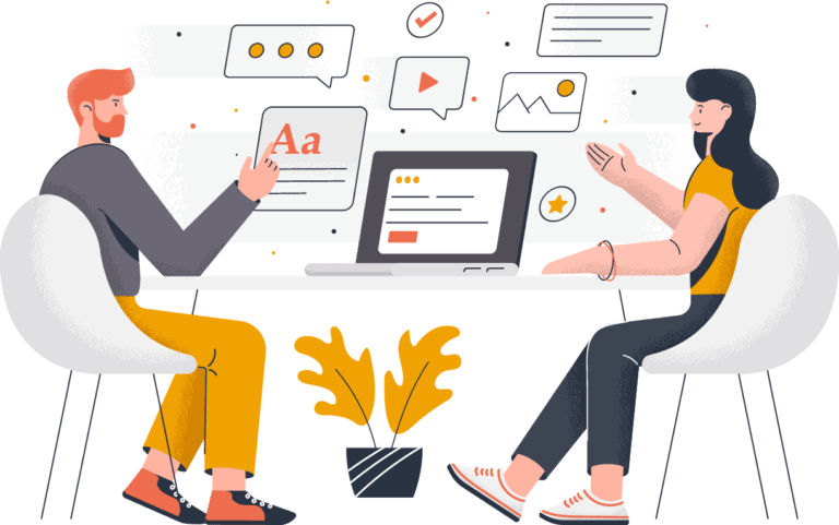 Infosystem digital solutions illustration