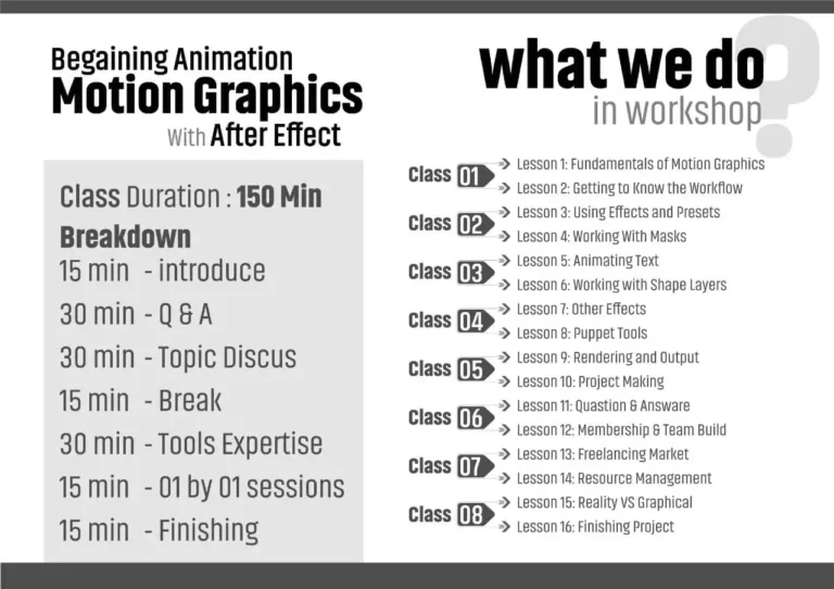 Motion Graphics With After Effect - Training Courses image